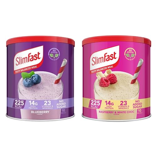 Slimfast Blueberry and Raspberry White Chocolate Shake Powder