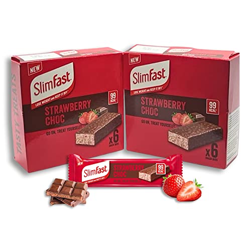 Slim Fast Strawberry Choc Snack Bar - Delicious 99Kcal Treat!