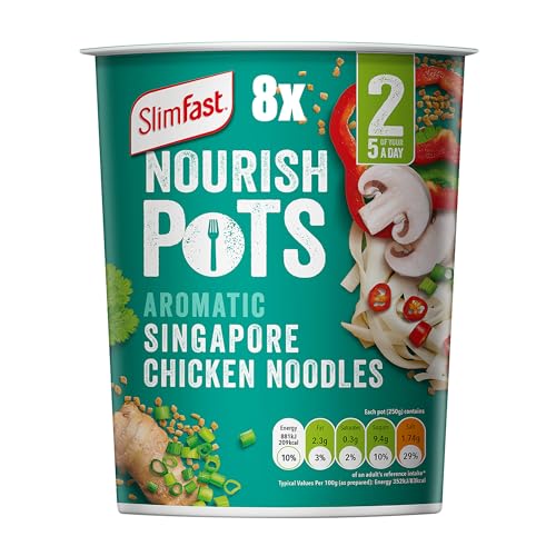 SlimFast Aromatic Singapore Noodles: Protein-Packed, Low Cal