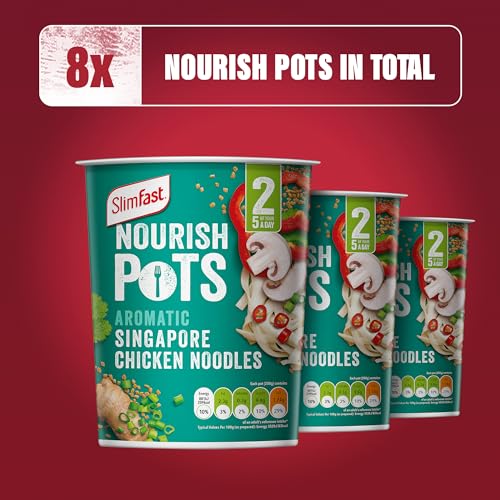 SlimFast Aromatic Singapore Noodles: Protein-Packed, Low Cal