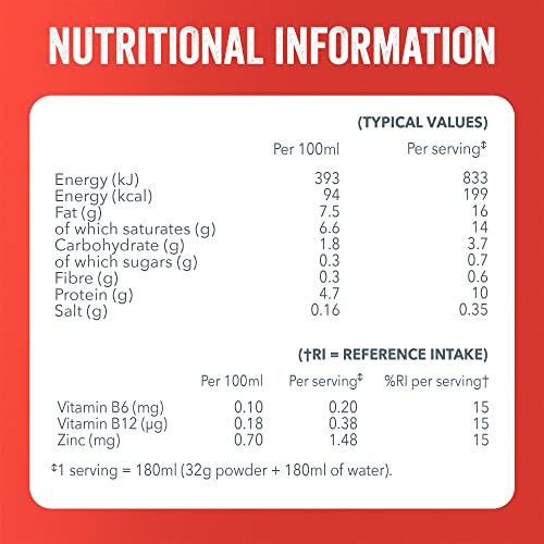 Keto Fuel Shake: Creamy Vanilla Flavor, 10 Servings