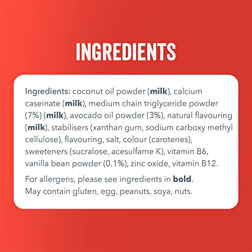 Keto Fuel Shake: Creamy Vanilla Flavor, 10 Servings