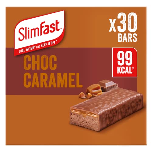 SlimFast Chocolate Caramel Snack Bars - 30x26g