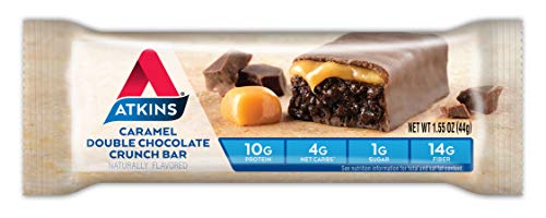 Atkins Caramel Double Chocolate Crunch Protein Bar - Keto-Friendly