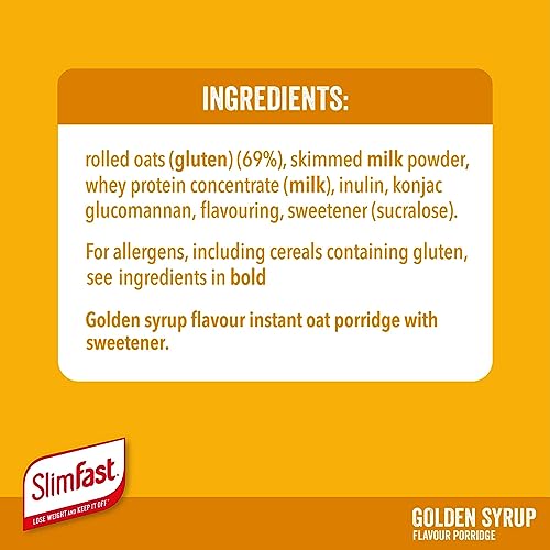 Protein-Rich Golden Syrup Porridge - 4x145g