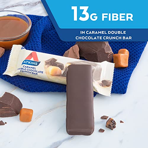 Atkins Caramel Double Chocolate Crunch Protein Bar - Keto-Friendly