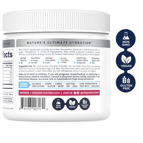 Keto Electrolyte Powder | Raspberry Lemonade | Energy Boost