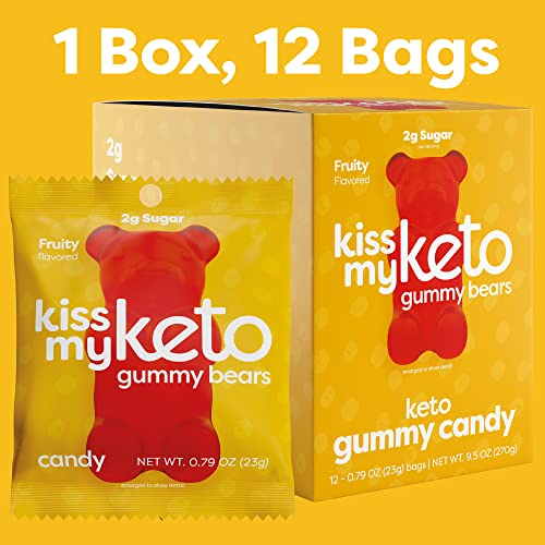 Keto Gummy Bears - Low Carb Snack (12-pack)