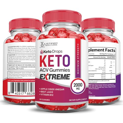 2000MG Extreme Keto ACV Gummies for Weight Loss