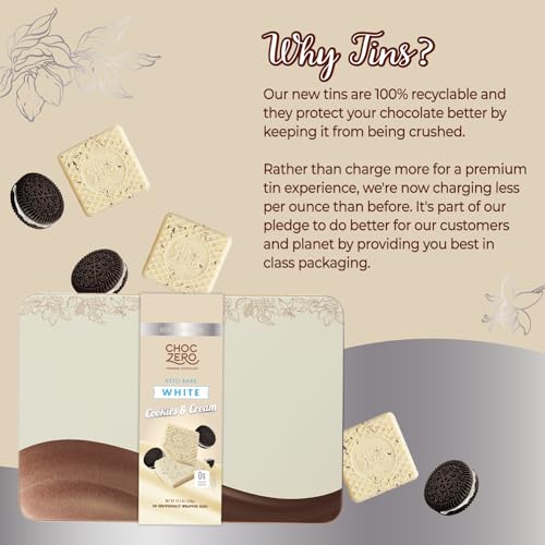 ChocZero Keto Cookies & Cream Candy Bar