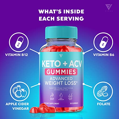 Keto ACV Gummies - Advanced Weight Loss in 3-Packs