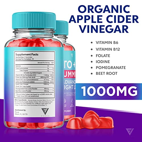 Keto ACV Gummies - Advanced Weight Loss in 3-Packs