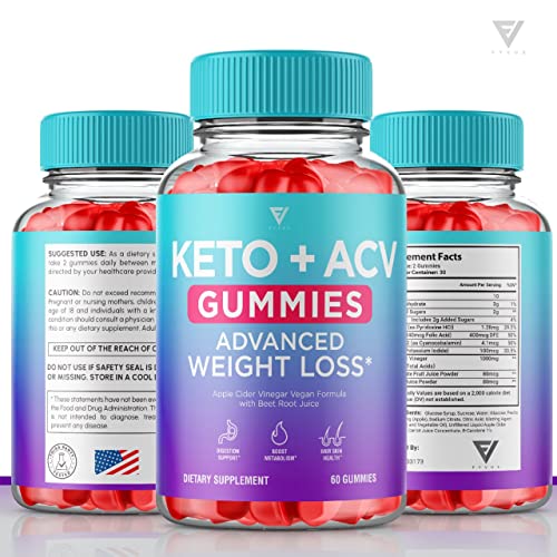 Keto ACV Gummies - Advanced Weight Loss in 3-Packs