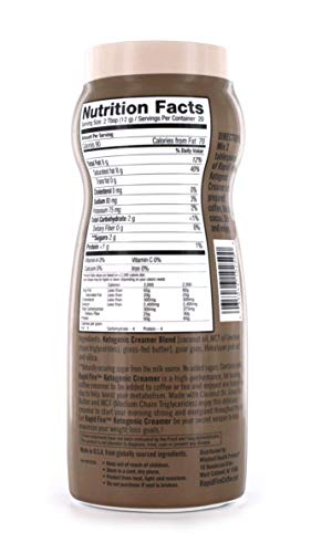 Ketogenic Creamer with MCT Oil for Energy, Metabolism - 8.5 oz