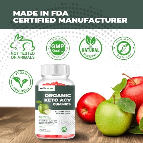 Advanced Keto ACV Gummy - Rapid Weight Loss, 1000MG