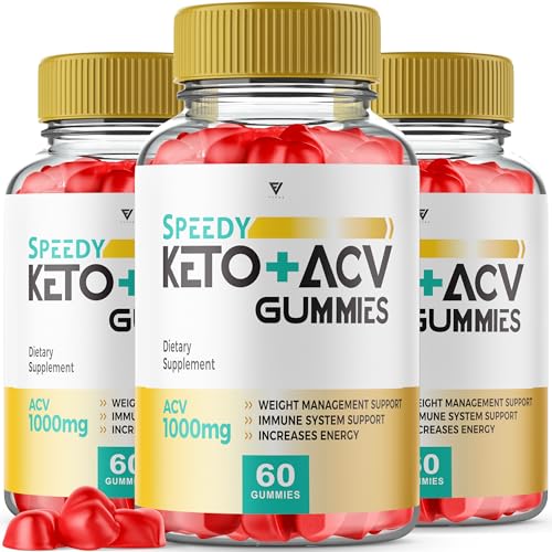 Speedy Keto ACV Gummies for Rapid Weight Loss (3 Pack)
