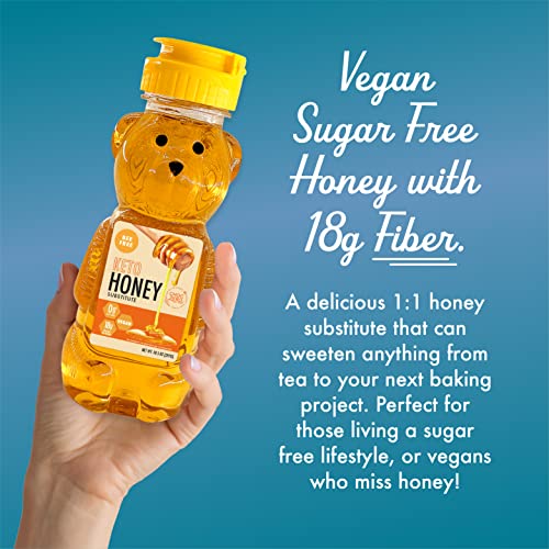 ChocZero Sugar Free Honey - Keto friendly, vegan (1 Jar, 10.5oz)