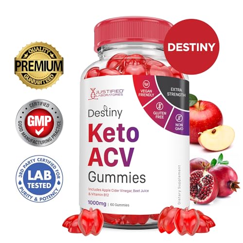 Destiny Keto ACV Gummies - Apple Cider Vinegar + Pomegranate