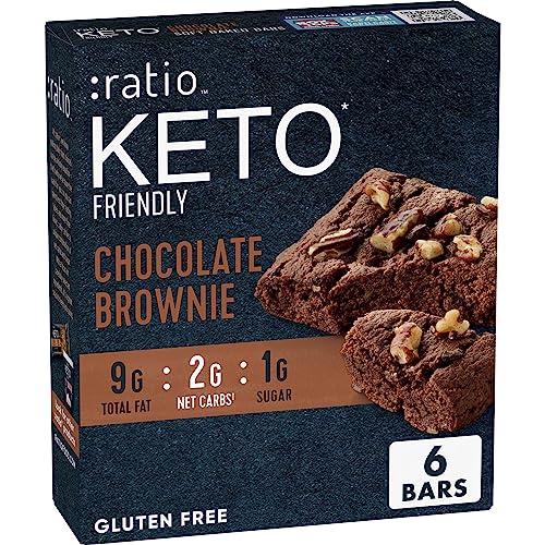 Keto-Friendly Soft Baked Chocolate Brownie Bars