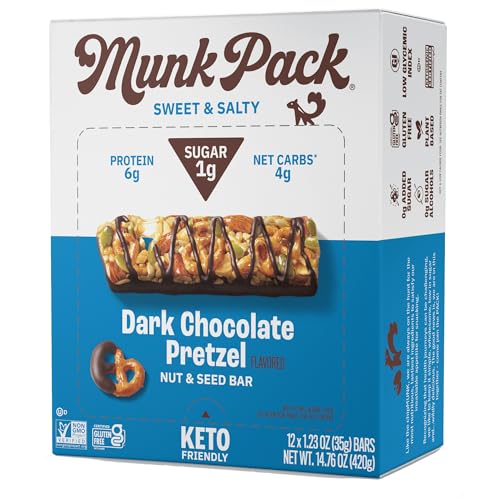 Sweet & Salty Dark Chocolate Pretzel Nut & Seed Bar