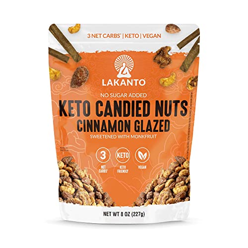Lakanto Keto Cinnamon Glazed Mixed Candied Nuts