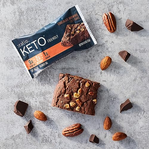 Keto-Friendly Soft Baked Chocolate Brownie Bars