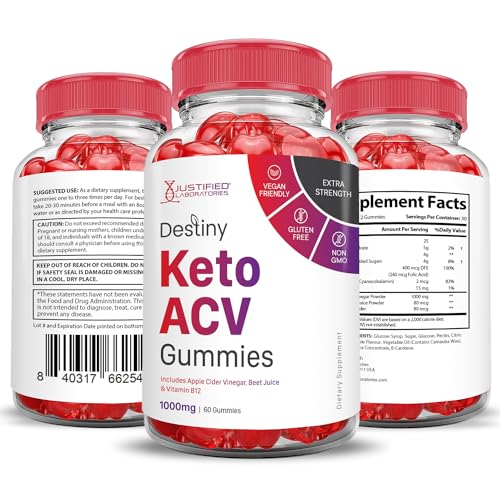 Destiny Keto ACV Gummies - Apple Cider Vinegar + Pomegranate