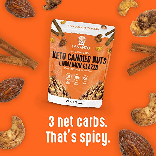 Lakanto Keto Cinnamon Glazed Mixed Candied Nuts