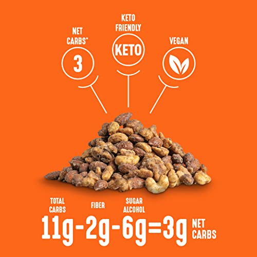 Lakanto Keto Cinnamon Glazed Mixed Candied Nuts
