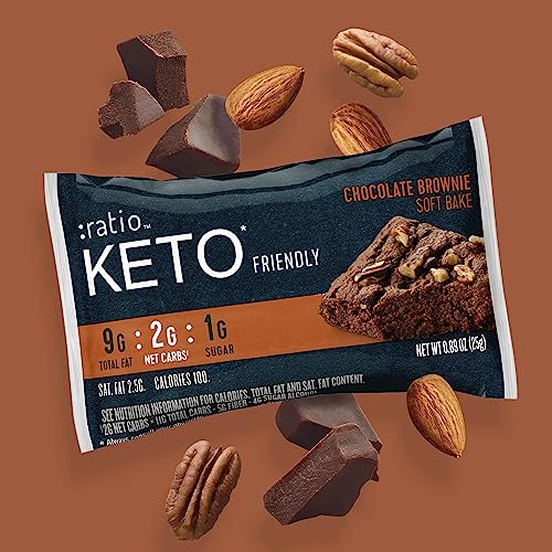 Keto-Friendly Soft Baked Chocolate Brownie Bars