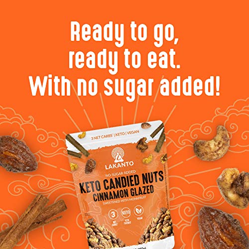 Lakanto Keto Cinnamon Glazed Mixed Candied Nuts