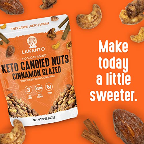 Lakanto Keto Cinnamon Glazed Mixed Candied Nuts