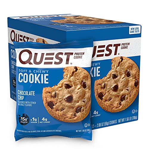 Quest Chocolate Chip Protein Cookie; Keto High Protein