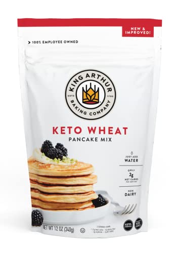 Keto King Arthur Pancake Mix, Non-GMO, Kosher, Keto-Friendly