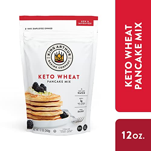 Keto King Arthur Pancake Mix, Non-GMO, Kosher, Keto-Friendly