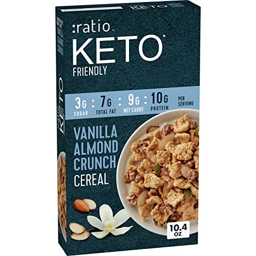 Keto Friendly Vanilla Almond Crunch Cereal, 10.4 OZ