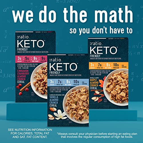 Keto Friendly Vanilla Almond Crunch Cereal, 10.4 OZ