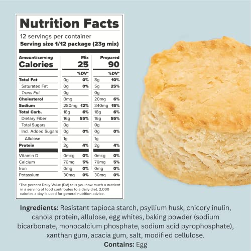 Low Carb Gluten-Free Keto Biscuit Mix - Makes 12 Biscuits