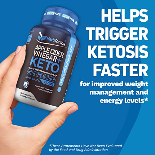 Herbtonics Apple Cider Vinegar Capsules: Fat Burner & Appetite Suppressant