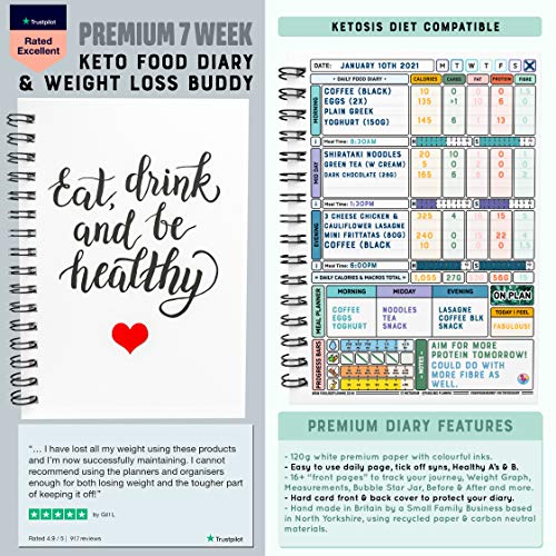 Keto Diet Diary Journal - Track Your Weight Loss!