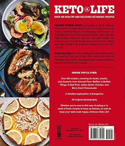 Keto Life: 100+ Delicious Ketogenic Recipes