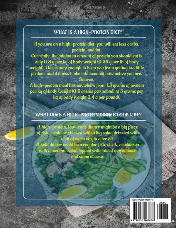350+ Low Carb High Protein Cookbook: Burn Fat, Build Muscle