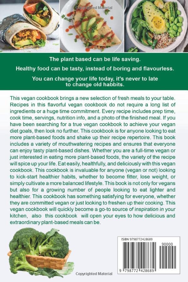 21-Day Plant-Based Diet Cookbook: Easy Recipes for Weight Loss