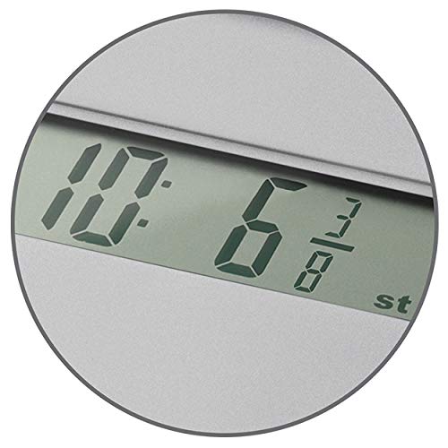 WW Easy Read Precision Electronic Bathroom Scale, Silver
