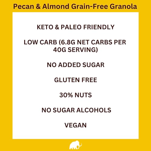 Paleo Pecan & Almond Granola | Low Carb & Plant Based