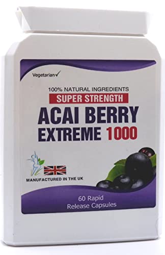 Acai Berry Extreme 1000 Pure Detox Capsules - Weight Loss