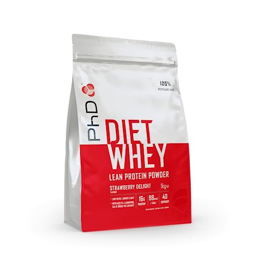 Strawberry Delight Diet Whey Protein Powder, High Protein