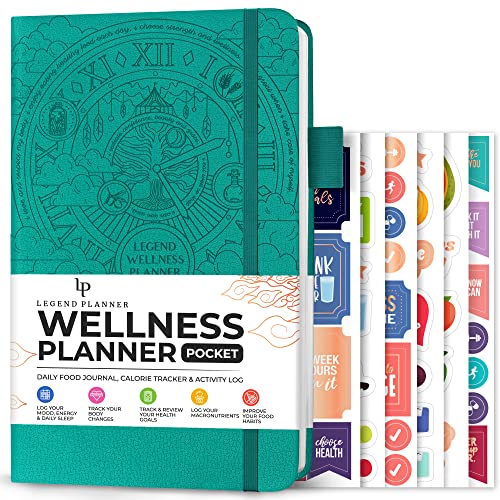 Weight Loss Planner & Food Journal - Turquoise