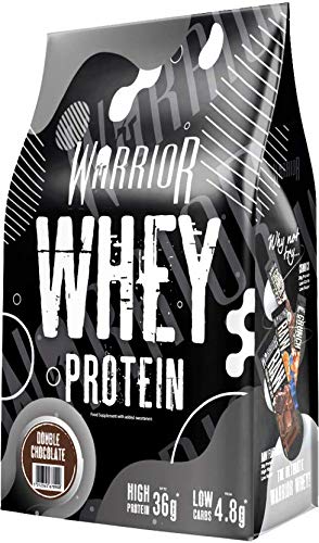 Double Chocolate Warrior Whey Protein – 36g* Protein
