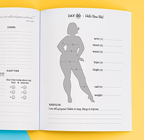 Daily Food & Exercise Journal: Be Your Best Self